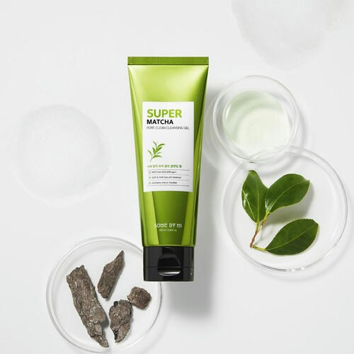 Some By Mi Гель для умывания с чаем матча - Super matcha pore clean cleansing gel, 100мл — изображение 4