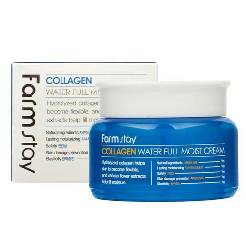 FarmStay Крем для лица увлажняющий с коллагеном - Collagen water full moist cream, 100г