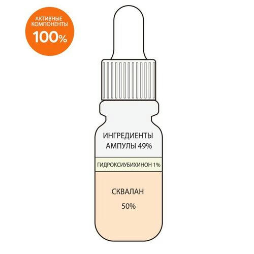 Derma Factory Ампула для лица антивозрастная с идебеноном - Idebenone 1% ampoule, 10мл — изображение 2