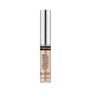 Enough Консилер для области вокруг глаз (тон 03) - Collagen whitening cover tip concealer, 9г