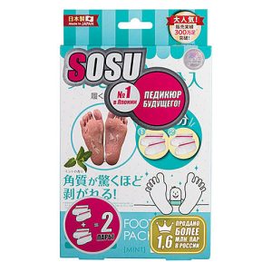 Sosu Носочки для педикюра с ароматом мяты - Peppermint socks, 2пары