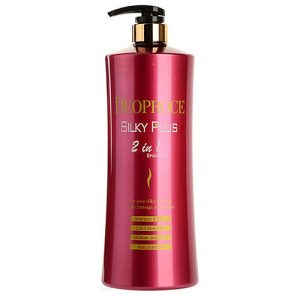 Deoproce Шампунь-бальзам 2 в 1 для окрашенных волос - Silky plus hair clinic system 2in1, 1500мл