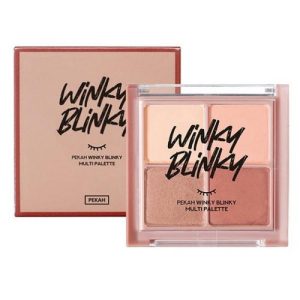 Pekah Палетка теней универсальная #3 Персиковая дымка - Winky blinky, 6,8г