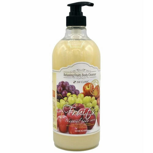 3W Clinic Гель для душа релакс фрукты - Relaxing body cleanser, 1000мл