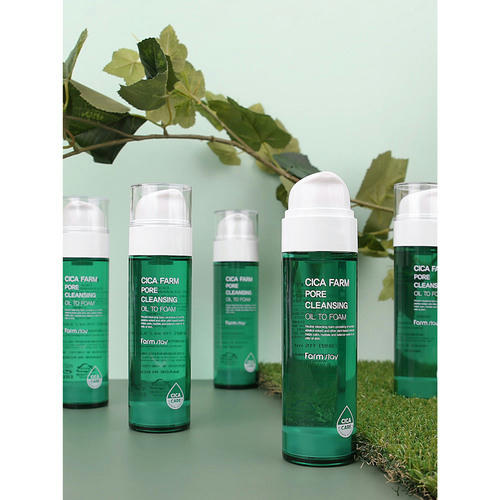 FarmStay Гидрофильное масло с центеллой азиатской - Cica farm pore cleansing oil to foam, 115мл — изображение 3