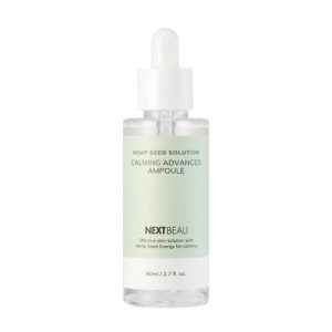 NEXTBEAU Сыворотка ампульная с маслом семян конопли - Hemp seed solution calming advanced, 80мл