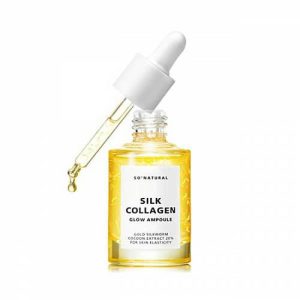 So Natural Сыворотка с коллагеном и экстрактом шелкопряда - Silk collagen glow ampoule, 30мл