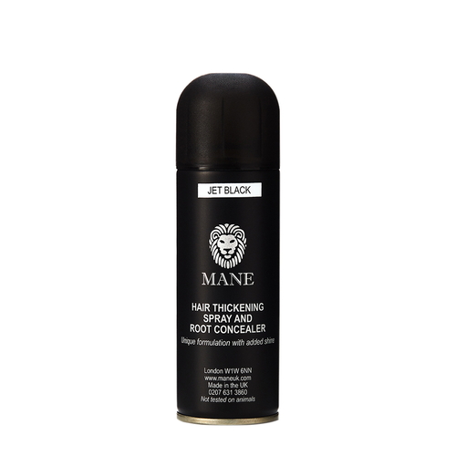MANE, Аэрозольный камуфляж для волос Jet Black, 200 мл — изображение 2