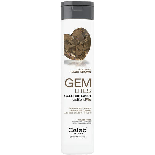 CELEB LUXURY, Кондиционер тонирующий корректирующий цвет Gem Lites Colorditioner шоколадный кварц, 244 мл