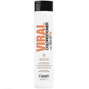 CELEB LUXURY, Кондиционер тонирующий для яркости цвета Viral Colorditioner коралловый, 244 мл