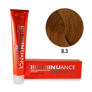 PUNTI DI VISTA, Крем-краска для волос с керамидами Nuance 8.3, 100 мл