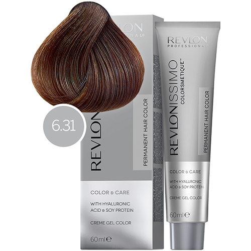 REVLON, Крем-краска для волос Revlonissimo Colorsmetique 6.31, 60 мл
