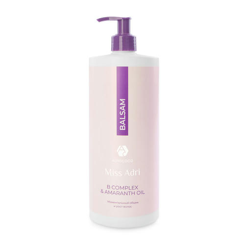 ADRICOCO, Бальзам для объема волос B Complex&Amaranth oil, 1000 мл