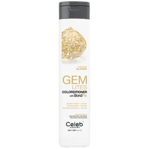 CELEB LUXURY, Кондиционер тонирующий корректирующий цвет Gem Lites Colorditioner солнечный бриллиант, 244 мл