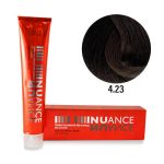 PUNTI DI VISTA, Крем-краска для волос с керамидами Nuance 4.23, 100 мл