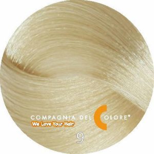 COMPAGNIA DEL COLORE, Стойкая низкоаммиачная краска для волос 9, 100 мл