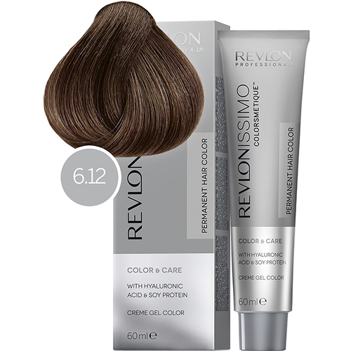 REVLON, Крем-краска для волос Revlonissimo Colorsmetique 6.12, 60 мл