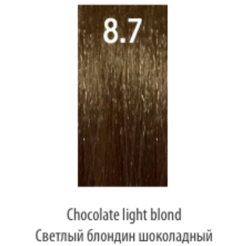 LUXOR, Стойкая крем-краска для волос LuxColor 8/7, 100 мл
