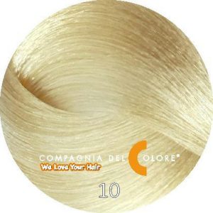 COMPAGNIA DEL COLORE, Стойкая низкоаммиачная краска для волос 10, 100 мл