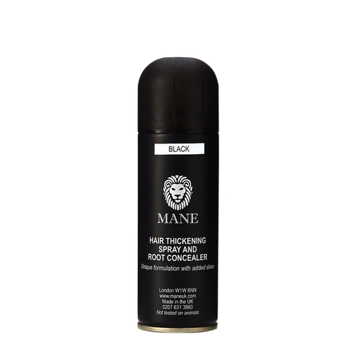 MANE, Аэрозольный камуфляж для волос Black, 200 мл — изображение 2