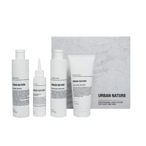 URBAN NATURE, Набор с увлажняющим шампунем, 250/250/100/200 мл