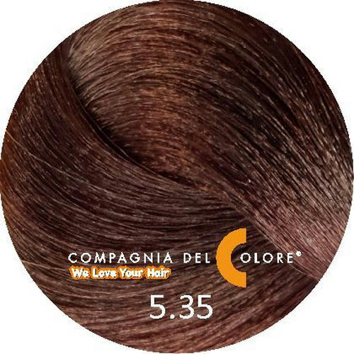 COMPAGNIA DEL COLORE, Стойкая низкоаммиачная краска для волос 5.35, 100 мл