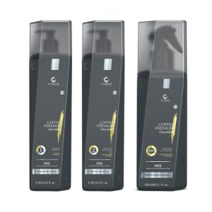 HONMA TOKYO, Набор Coffee Premium Collagen (1 Шаг + 2 Шаг + 3 Шаг), 1000/1000/300 мл