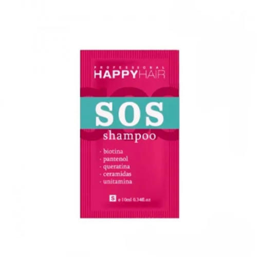 HAPPY HAIR, Шампунь для волос набор саше SOS Home Line, 50*10 мл