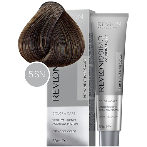 REVLON, Крем-краска для волос Revlonissimo Colorsmetique 5SN, 60 мл