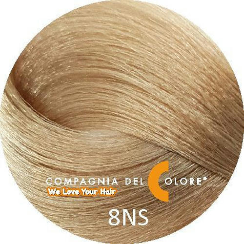 COMPAGNIA DEL COLORE, Стойкая низкоаммиачная краска для волос 8 NS, 100 мл