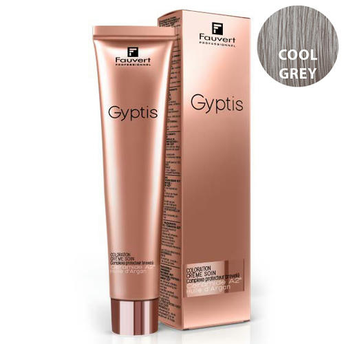 FAUVERT, Перманентный краситель для волос с керамидами А2 Gyptis Cool Grey, 100 мл