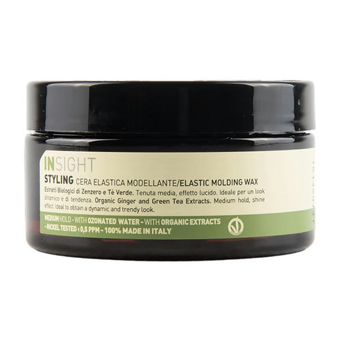 INSIGHT, Моделирующий воск с экстрактом имбиря Elastic Molding Wax Styling, 90 мл