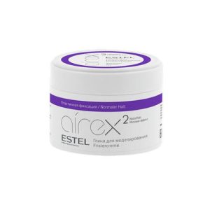ESTEL, Глина для моделирования волос с матовым эффектом пластичная фиксация Airex, 65 мл