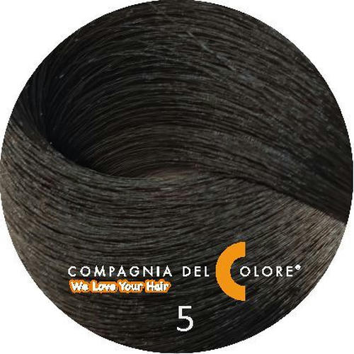 COMPAGNIA DEL COLORE, Стойкая низкоаммиачная краска для волос 5, 100 мл