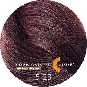 COMPAGNIA DEL COLORE, Стойкая низкоаммиачная краска для волос 5.23, 100 мл