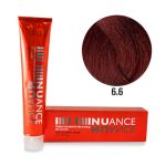 PUNTI DI VISTA, Крем-краска для волос с керамидами Nuance 6.6, 100 мл