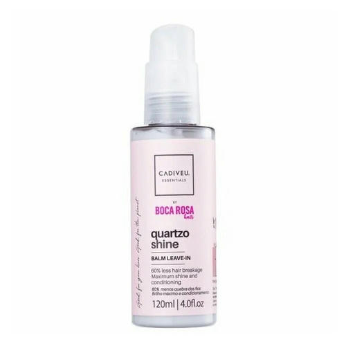 CADIVEU, Кондиционер несмываемый блеск кварца Quartzo Shine Balm leave-in Essentials, 120 мл
