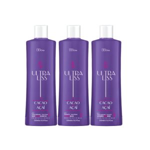 BB ONE, Набор для кератинового выпрямления Ultra Liss Cacao & Acai, 3x500 мл