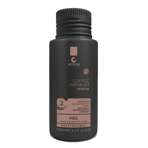 HONMA TOKYO, Реконструирующий кератиновый состав Coffee Premium Intensive Reconstructive Mask 2 Шаг, 100 мл