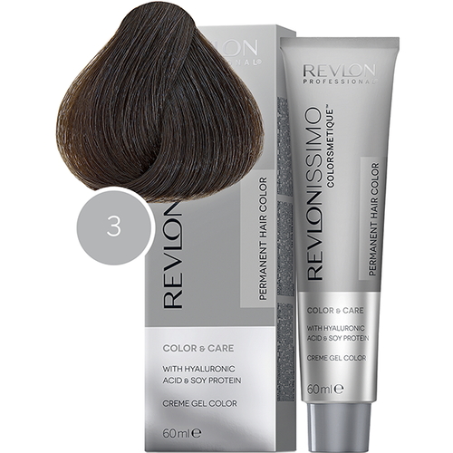 REVLON, Крем-краска для волос Revlonissimo Colorsmetique 3, 60 мл