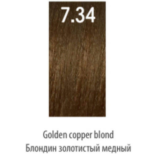 LUXOR, Стойкая крем-краска для волос LuxColor 7/34, 100 мл