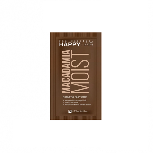 HAPPY HAIR, Шампунь для волос набор саше Macadamia Moist, 50*10 мл