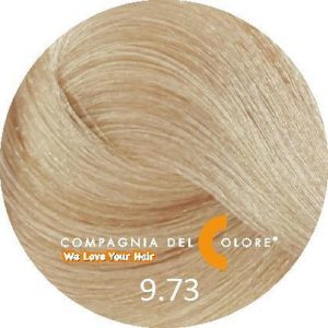 COMPAGNIA DEL COLORE, Стойкая низкоаммиачная краска для волос 9.73, 100 мл