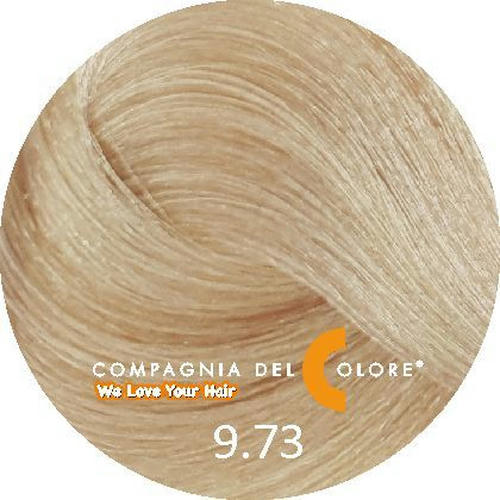 COMPAGNIA DEL COLORE, Стойкая низкоаммиачная краска для волос 9.73, 100 мл