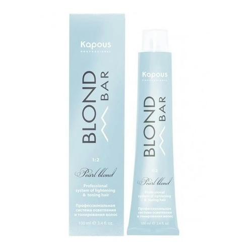 KAPOUS, Перманентная крем-краска для волос с экстрактом жемчуга Blond Bar 021, 100 мл — изображение 2