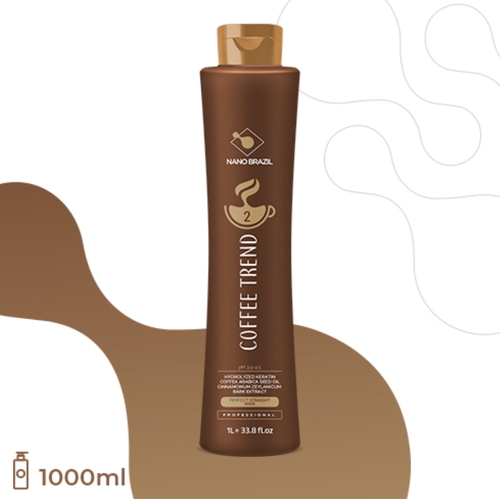NANO BRAZIL, Маска для волос Шаг 2 COFFEE TREND Perfect Straight Mask, 1000 мл