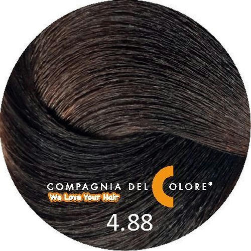 COMPAGNIA DEL COLORE, Стойкая низкоаммиачная краска для волос 4/88, 100 мл