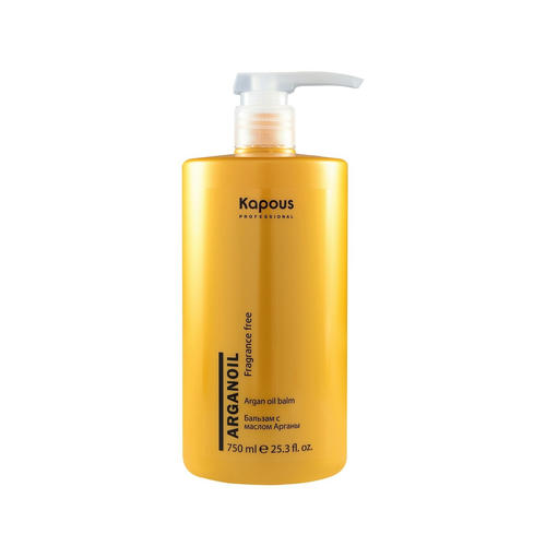 KAPOUS, Бальзам для волос с маслом Арганы Fragrance Free Arganoil, 750 мл