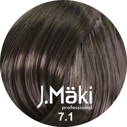 J.MAKI, Стойкий краситель для волос Hair Color 7/1, 60 мл