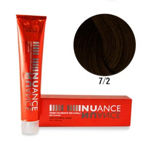 PUNTI DI VISTA, Крем-краска для волос с керамидами Nuance 7/2, 100 мл